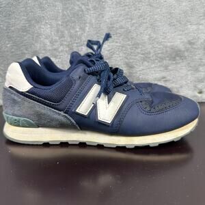 New Balance 574 Kids Youth Size 5 Day And Night Navy White GC574D4